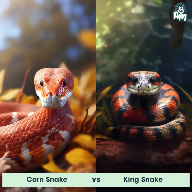 Corn Snake vs King Snake: Differences Explained