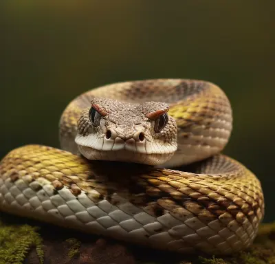 Gaboon Viper in the Wild: Natural Behaviors