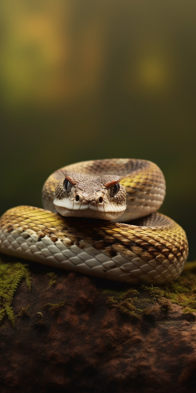 Gaboon Viper in the Wild: Natural Behaviors